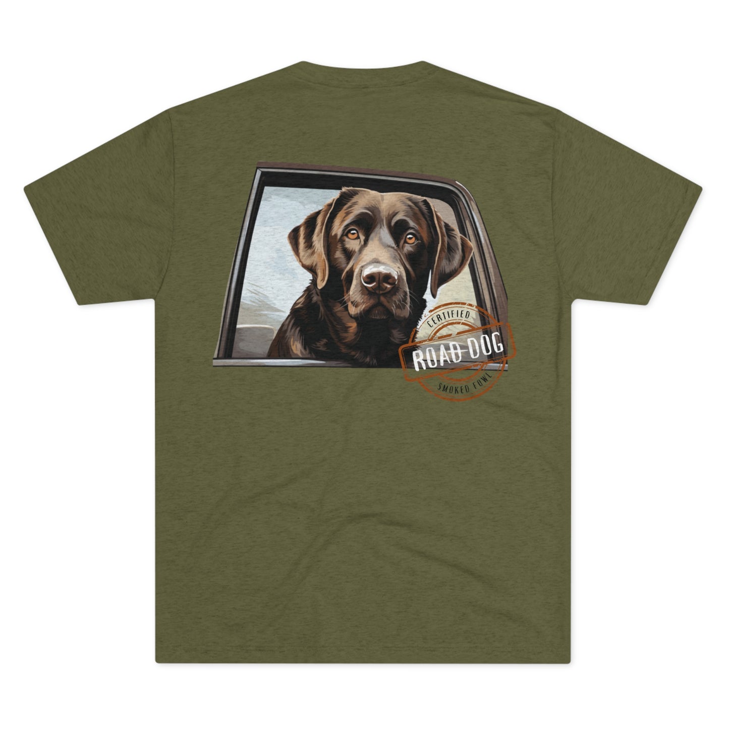 Road Dog Tee (Chocolate Lab Versions)