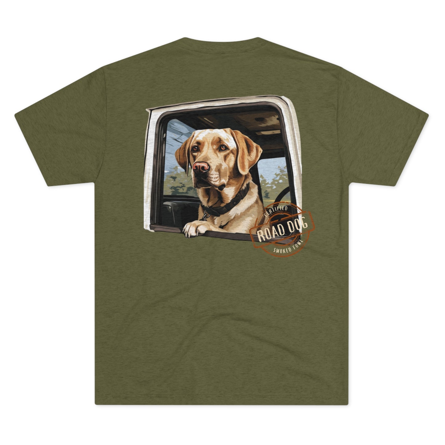 Road Dog Tee (Yellow Lab Versions)