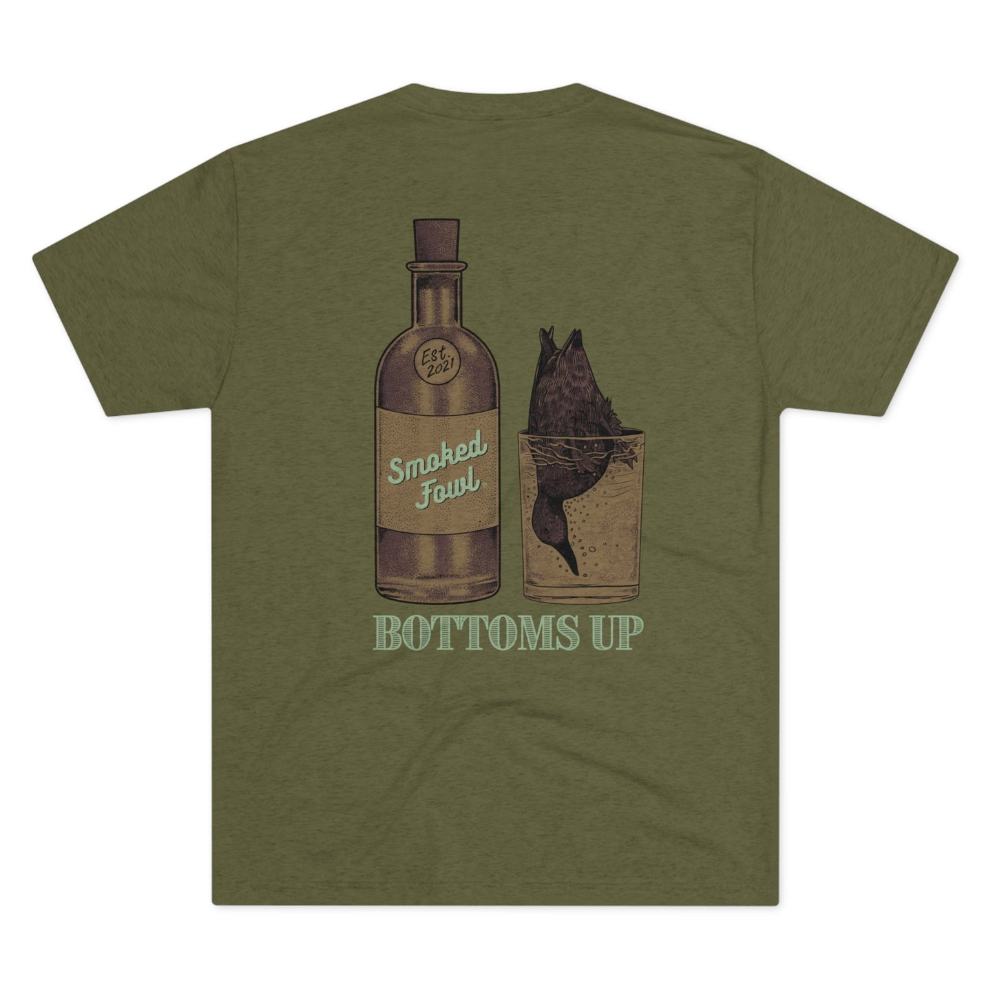 Bottoms Up Tee (Multiple Colors)